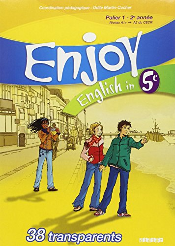 Enjoy English in 5e : 38 transparents