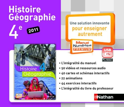 Histoire géographie 4è : manuel numérique du professeur