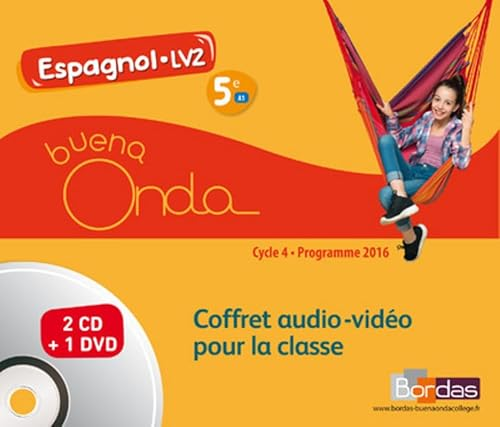 Buena Onda Espagnol - LV2 : 5e, Cycle 4 : coffret audio-vidéo pour la classe