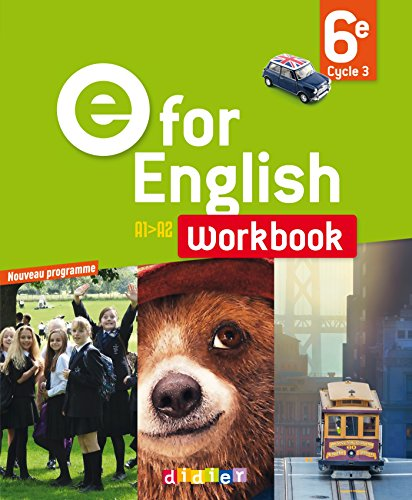 e for English 6e - cycle 3 : workbook