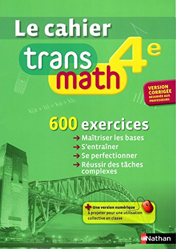 Le cahier transmath 4è