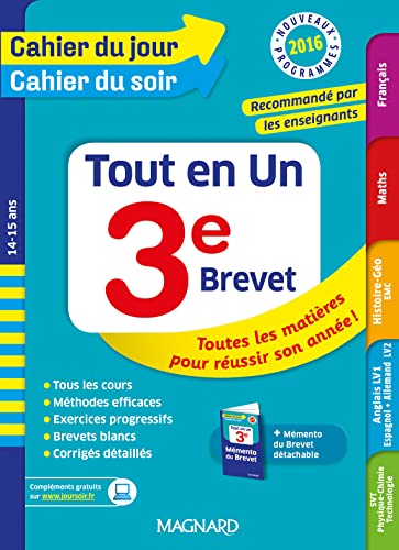 Tout en Un 3è, Brevet