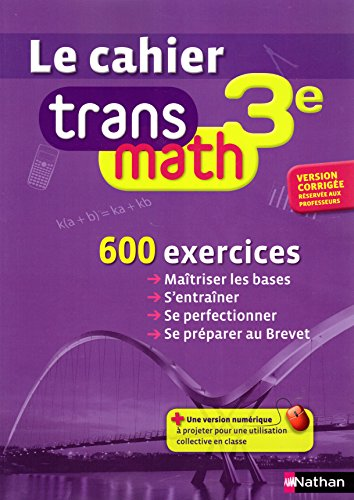 Le cahier transmath 3è