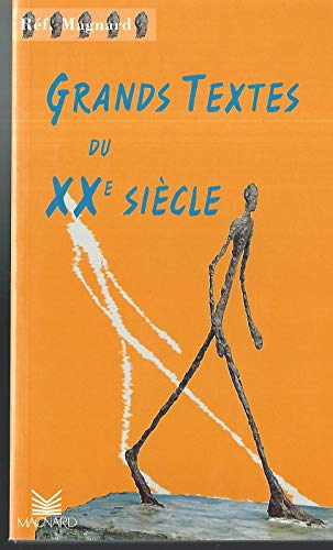 Grands textes du XXè siècle