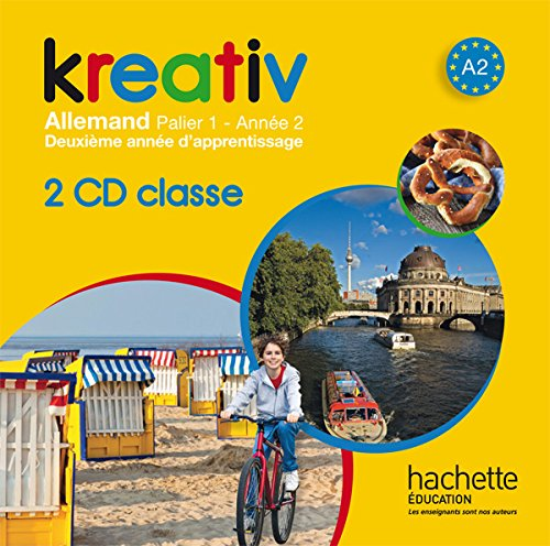 Kreativ : allemand : deuxième année d'apprentissage : cd audio classe