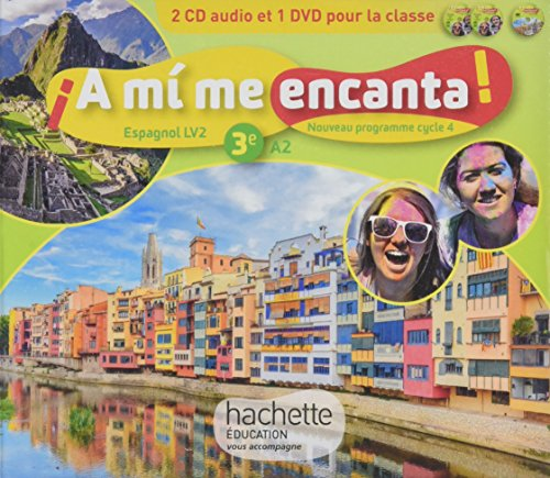 ¡ A mi me encanta ! espagnol LV2 3e - cycle 4 : 2 CD audio et 1 DVD pour la classe
