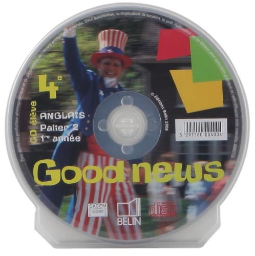 Good news 4è : cd audio élève