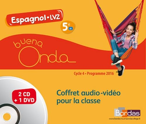 Buena Onda Espagnol - LV2 : 5e, Cycle 4 : coffret audio-vidéo pour la classe