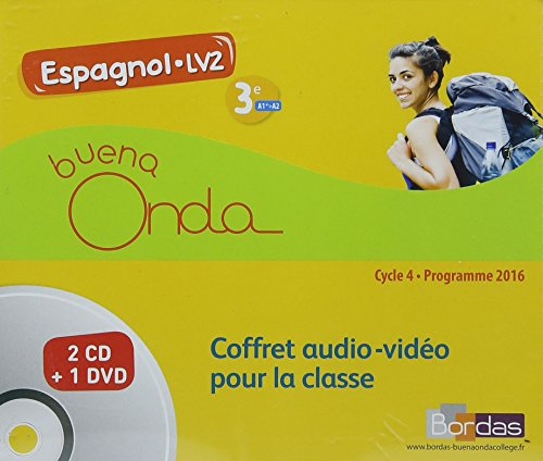 Buena Onda Espagnol - LV2 : 3e, Cycle 4 : coffret audio-vidéo pour la classe
