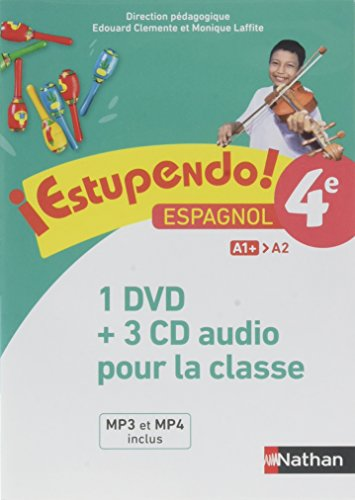 ¡ Estupendo ! espagnol 4e : 1 DVD + 3 CD audio pour la classe