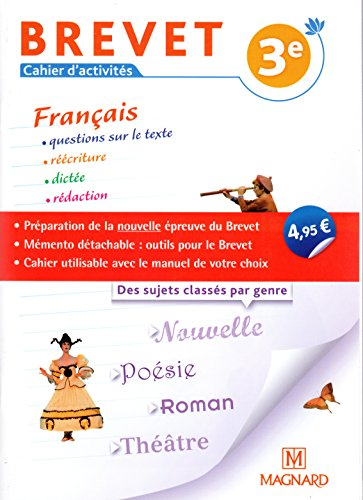 Français Brevet 3è : cahier d'activités