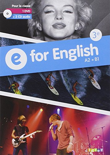 e for English 3e : DVD vidéo et CD audio