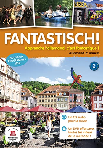 Fantastisch ! : allemand : 2è année : 2 cd audio classe + 1 DVD vidéo