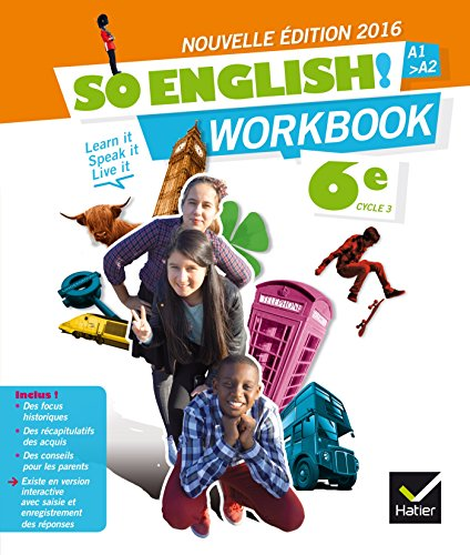 So English ! 6e : workbook